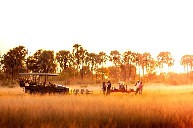 Sundowners in Botswana