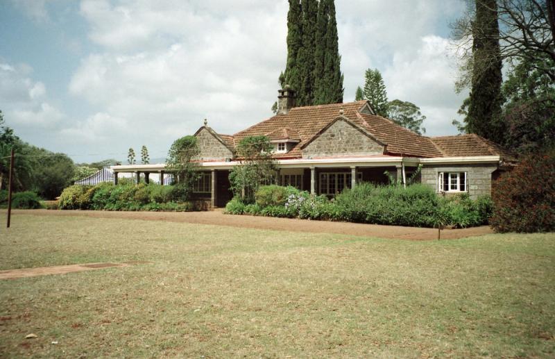 Outside the Karen Blixen Museum