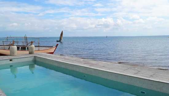 Take a dip in the lodge swimming pool