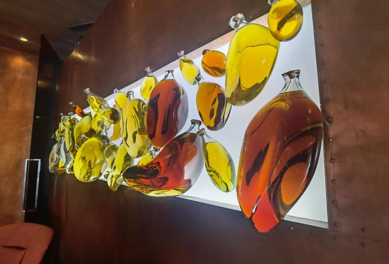 The Brandy Wall at Ellerman House Boutique Hotel