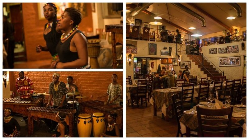 Marco's African Place recebe apresentações musicais durante o jantar