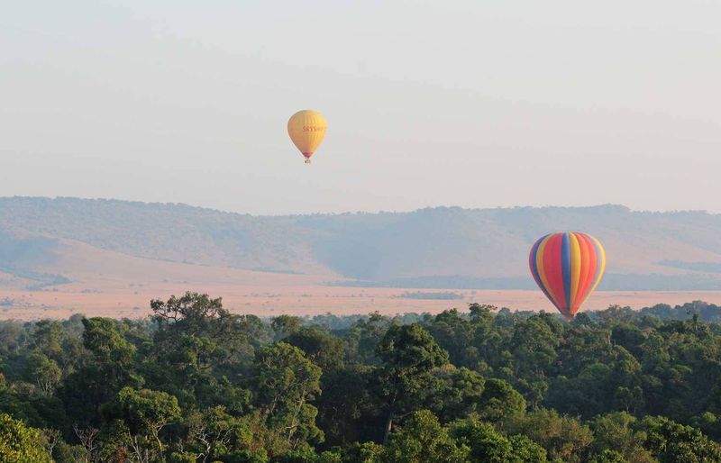 A Balloon Safari over the Masai Mara