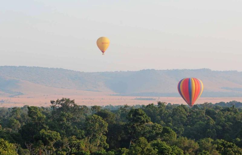 A Balloon Safari over the Masai Mara