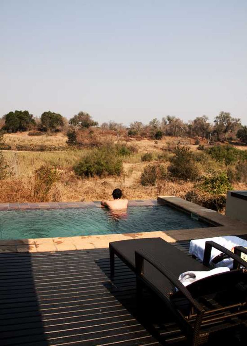 Lion Sands Ivory Lodge pool view