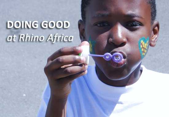 Doing Good at Rhino Africa
