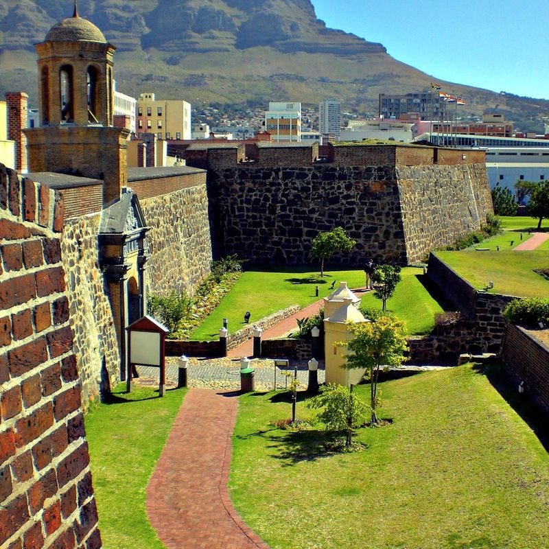 Das Cape Town Castle in Kapstadt, das älteste Kolonialgebäude in Südafrika