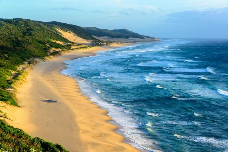 Strand in KwaZulu-Natal - ein Traum für Selbstfahrer