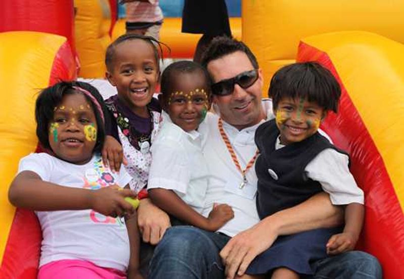 David Ryan at the Khumbulani Christmas Party