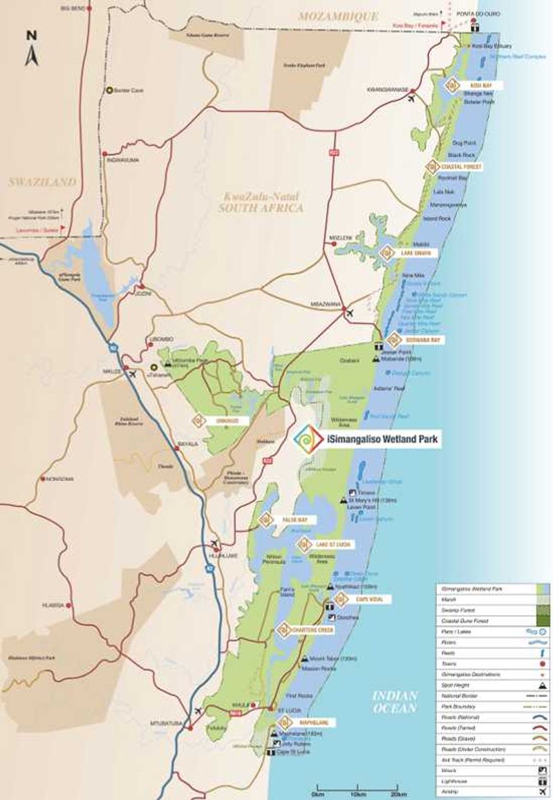 Isimangaliso Map