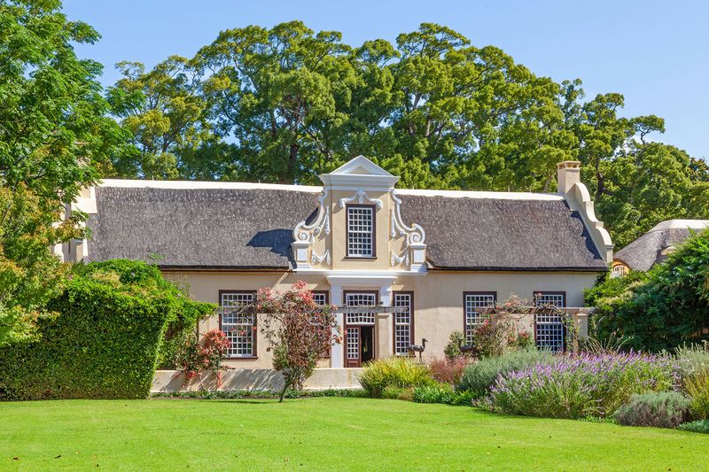 A Casa Principal de Vergelegen na África do Sul