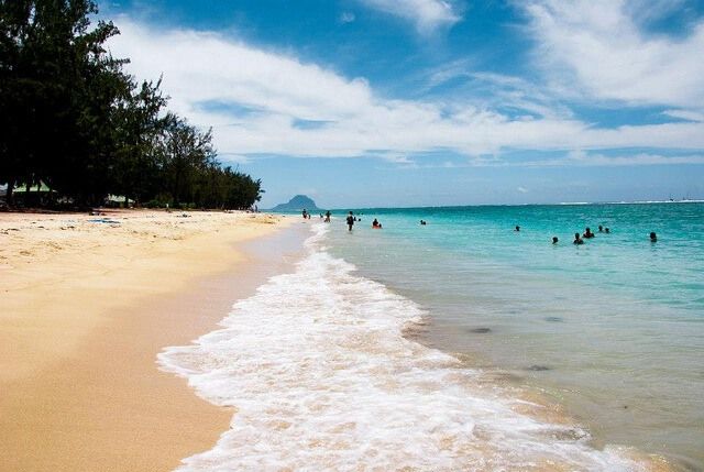 Flic-en-flac, en la isla Mauricio, cuenta con una de las mejores playas de África