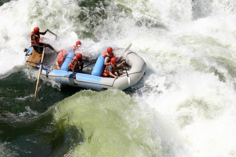 White water rafting on the Zambezi