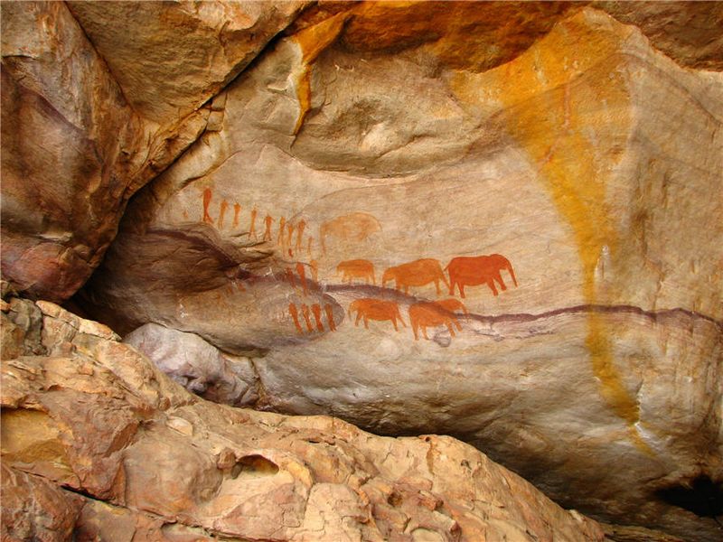 Ancient San rock art in the Cederberg