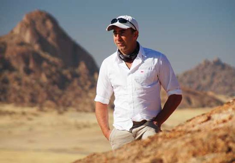 David in Serra Cafema, Namibia