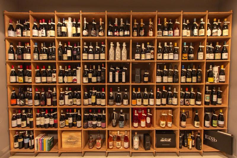 The selection of wines at this Cape Town enoteca