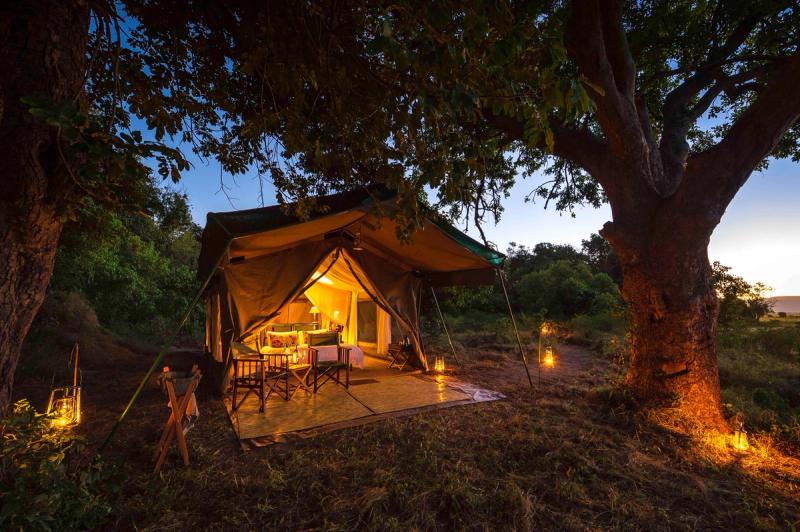 Nights at John's Camp are scored by the sounds of wild nature
