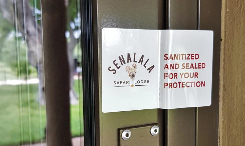 Senalala Safari Lodge: Higienizado y sellado para su tranquilidad