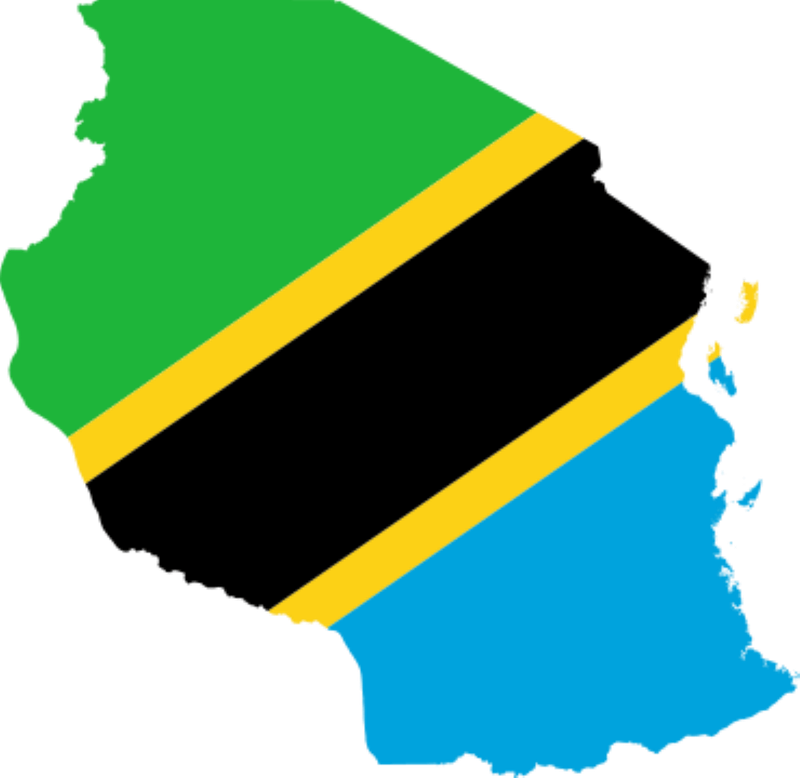 Nationalflagge Tansania