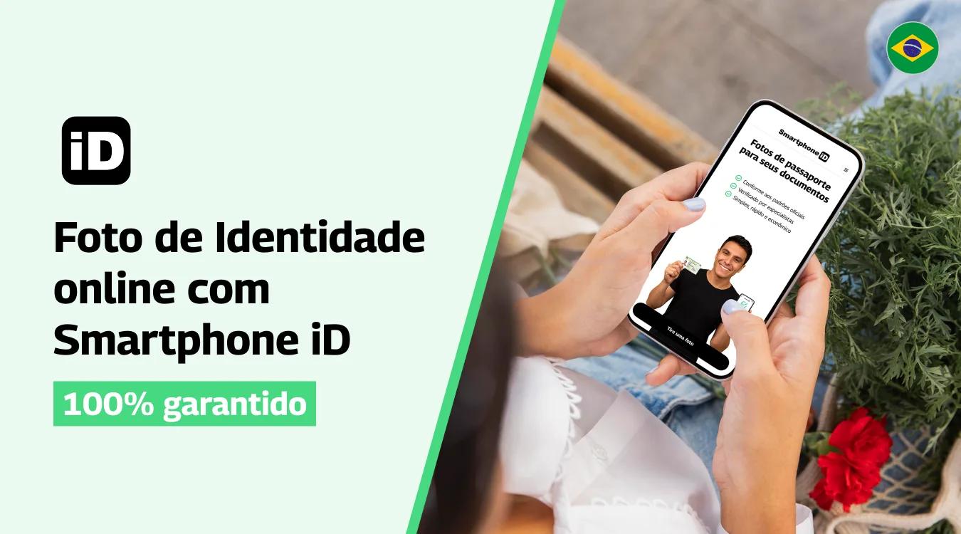 Faça a sua foto de identificação em casa com  Smartphone iD