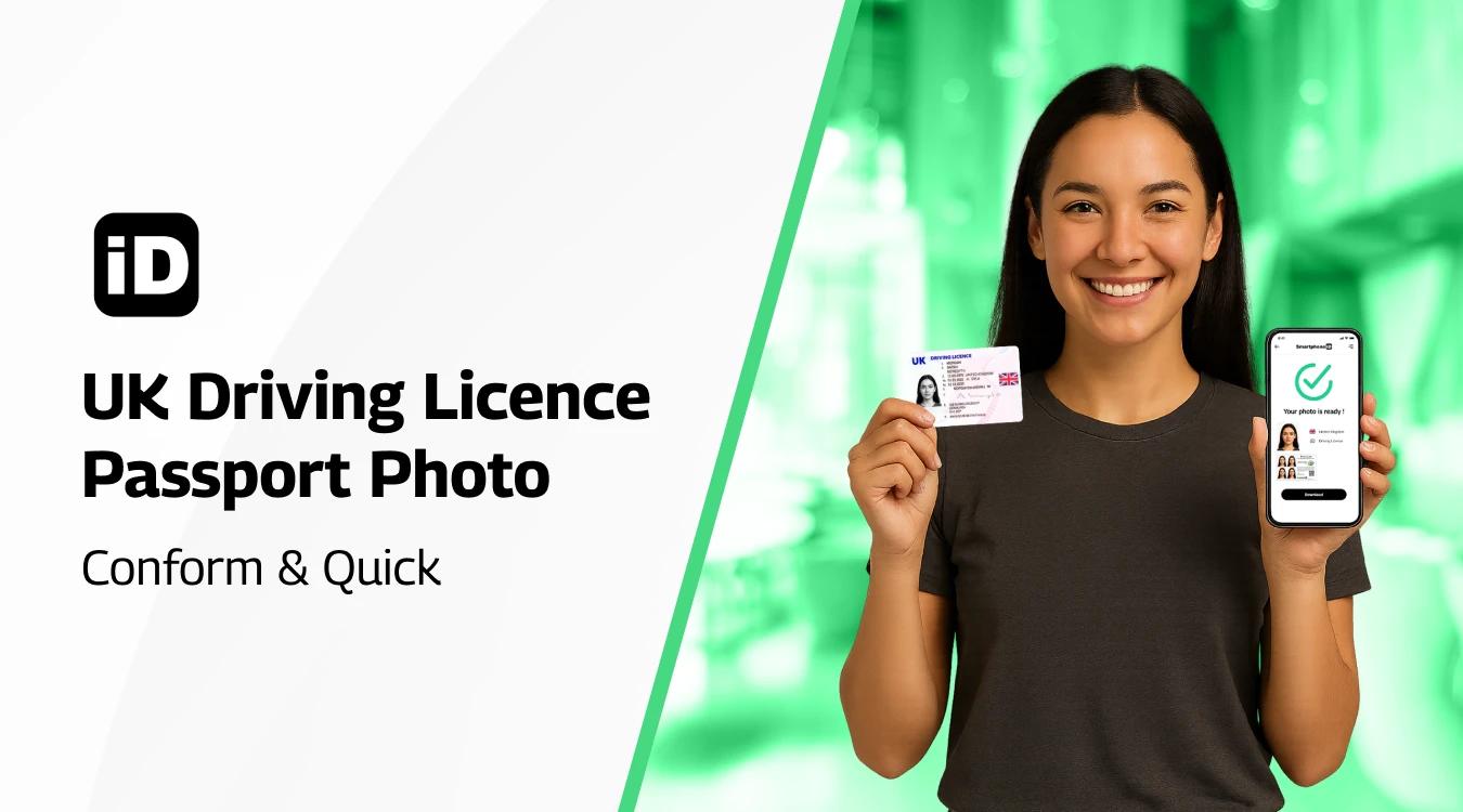 UK driving licence photo detailed requirements
