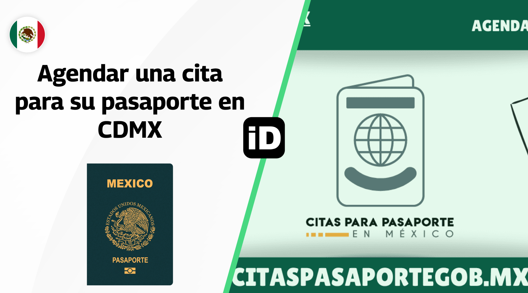 Agendar una cita para su pasaporte en CDMX