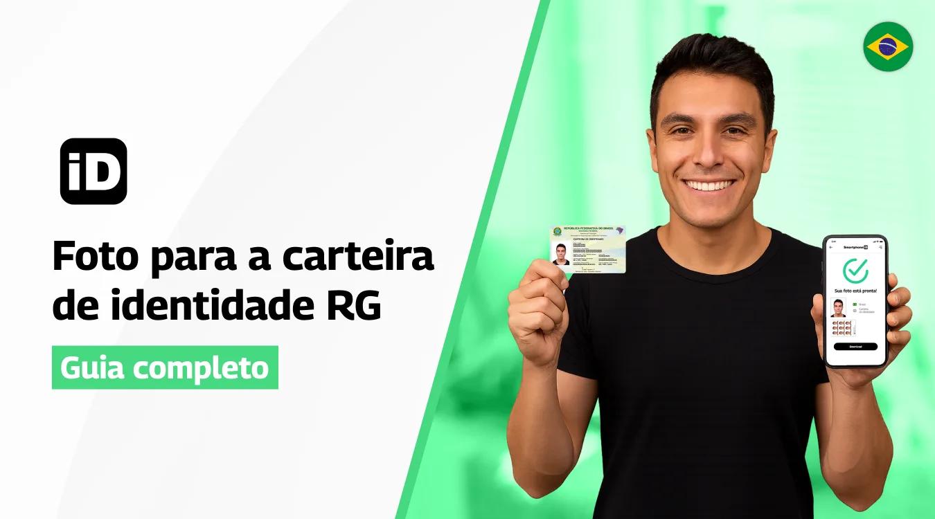 Foto para a carteira de identidade RG Foto para a carteira de identidade RG