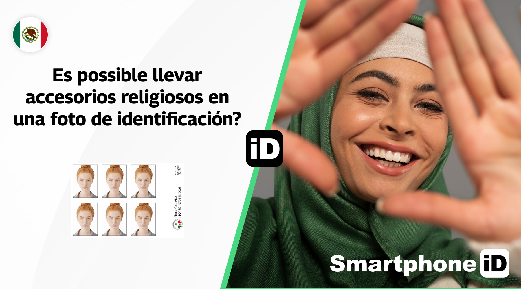 Es possible llevar accesorios religiosos en una foto de identificación