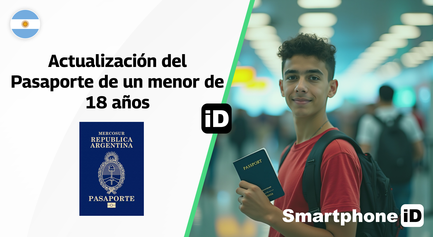 Actualización del Pasaporte de un menor de 18 años