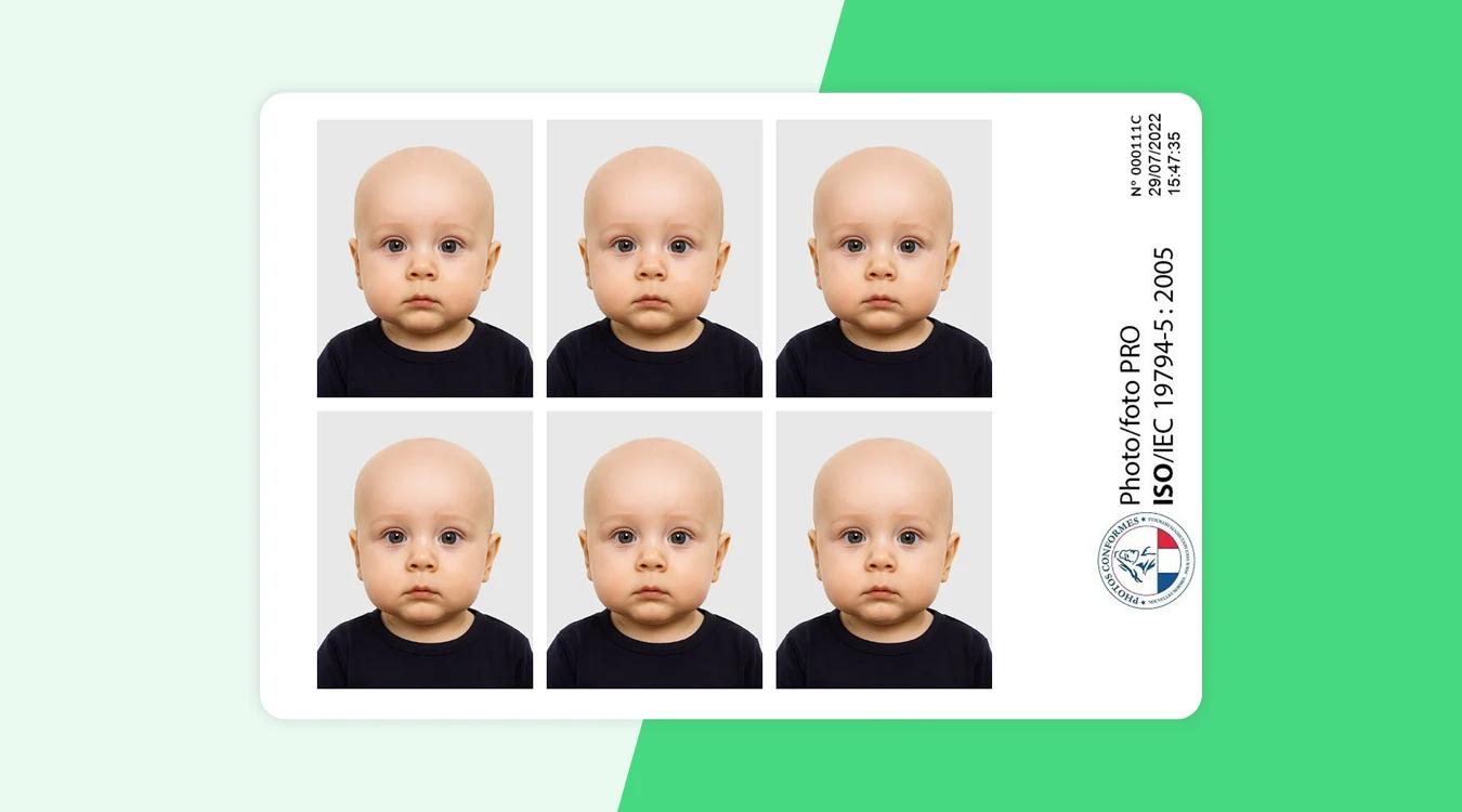 Une planche de 6 photos officielles conformes Une planche de 6 photos officielles conformes