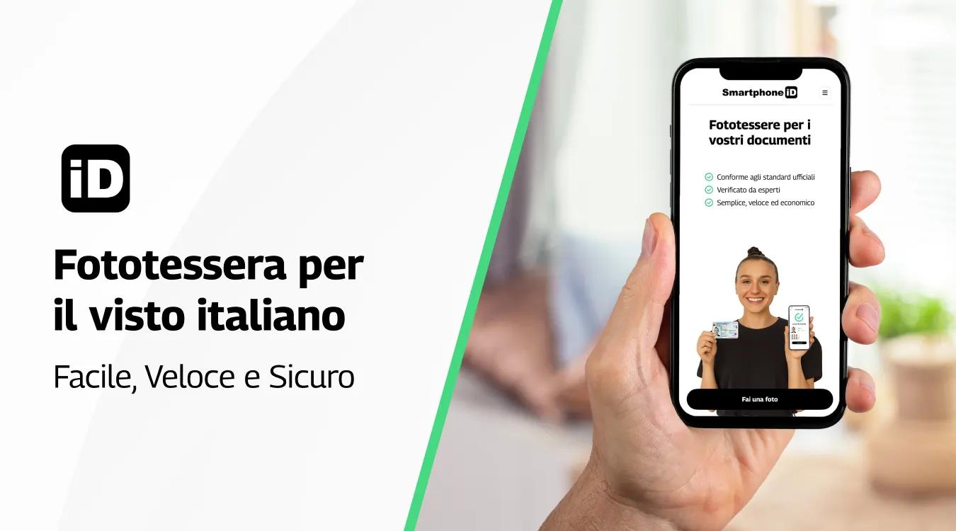 Fototessera per il visto Italiano con Smartphone iD Fototessera per il visto Italiano con Smartphone iD
