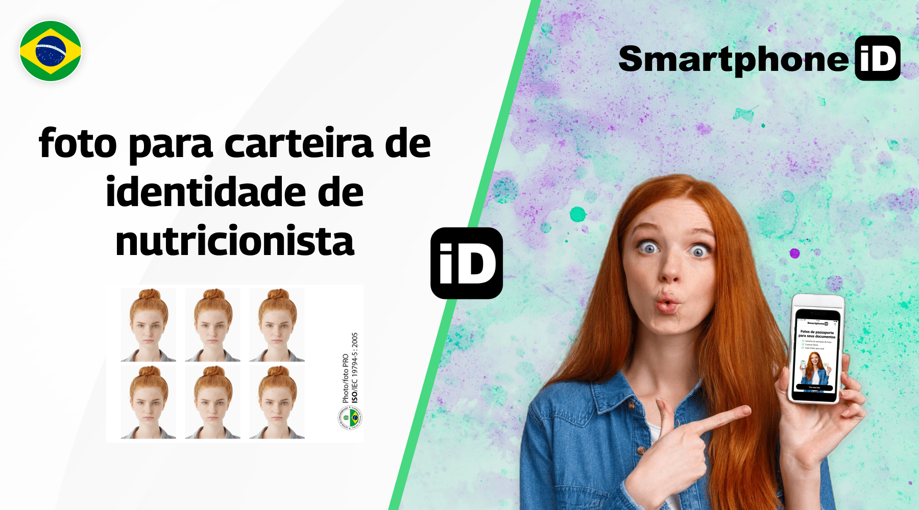 foto para carteira de identidade de nutricionista