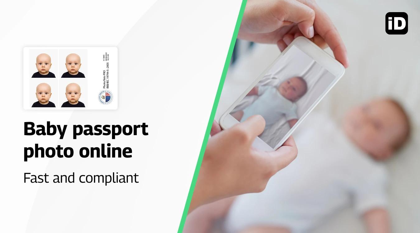 Baby passport photo online US