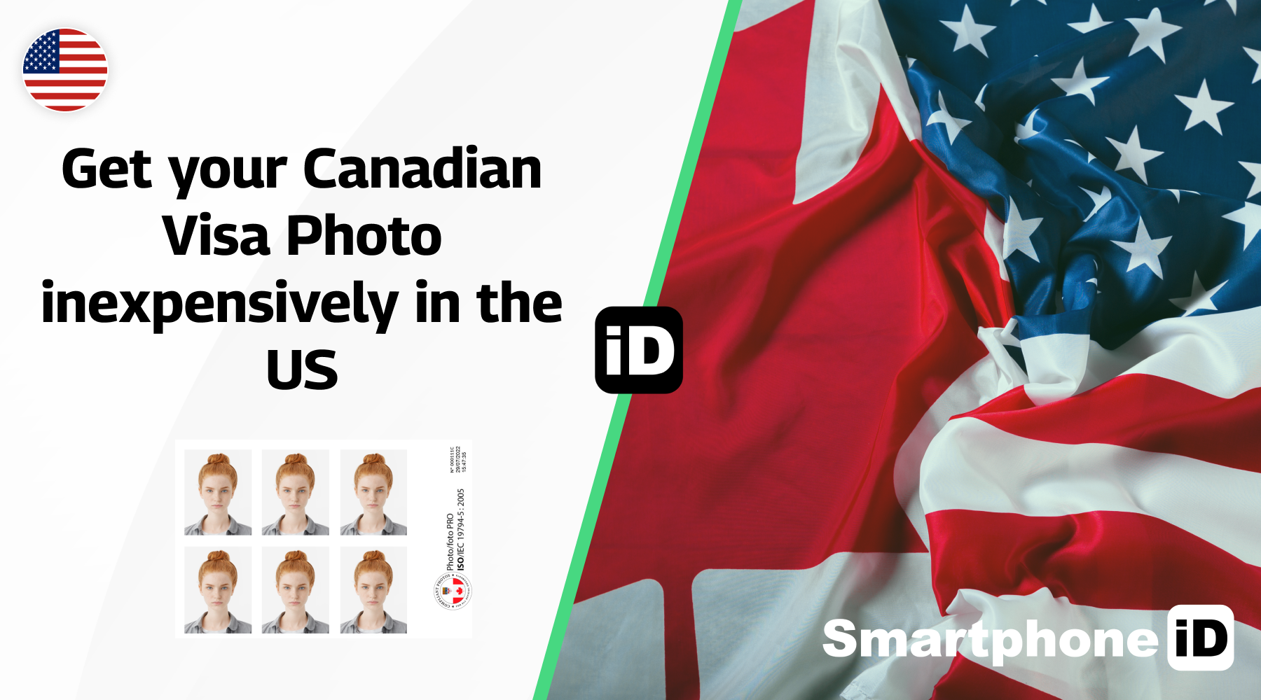 Get your Canadian Visa Photo inexpensively in the US