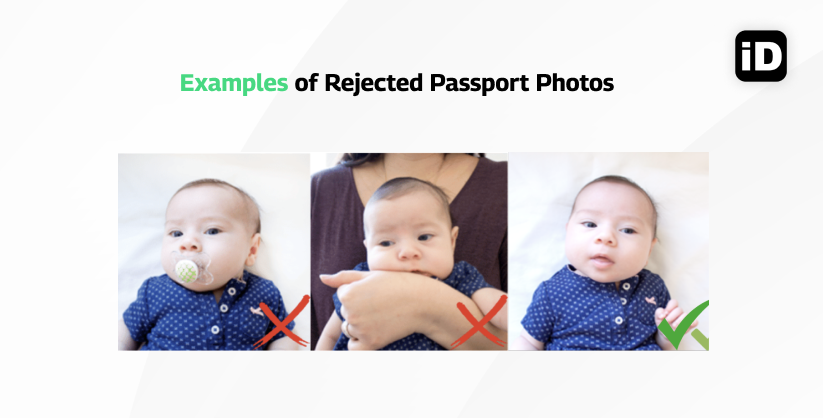 2 Examples of Rejected Passport Photos 1