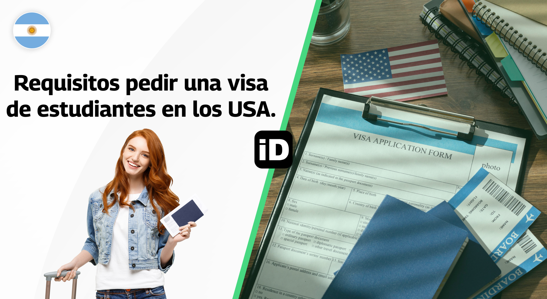 Requisitos pedir una visa de estudiantes en los USA.