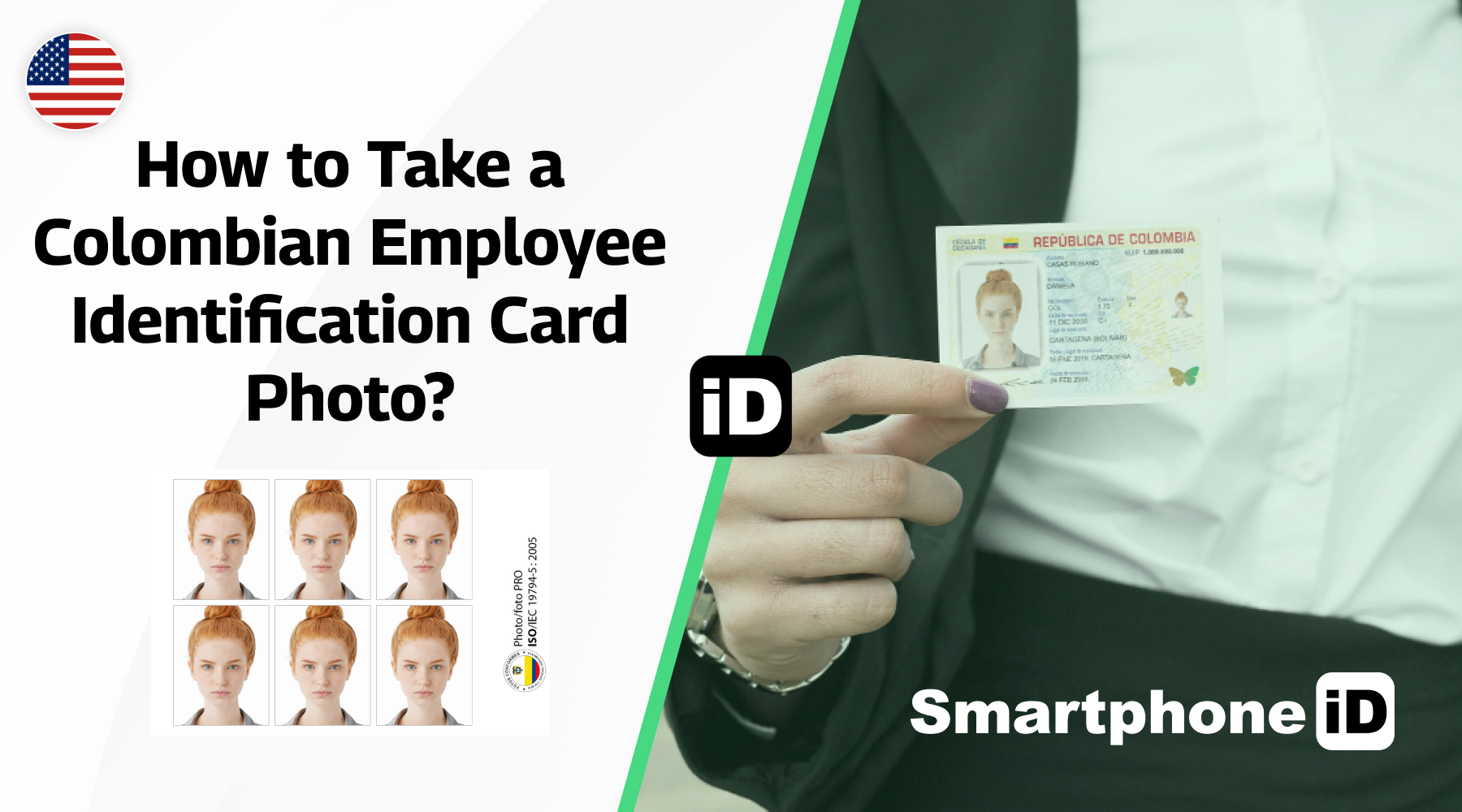 How to Take a Colombian Employee Identification Card Photo