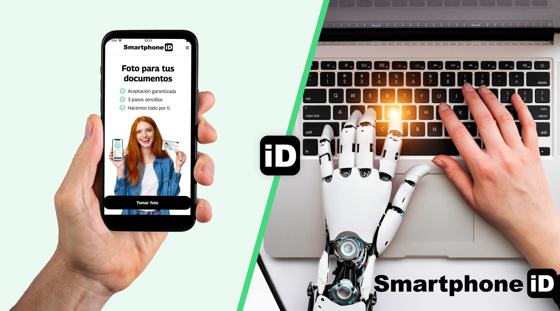 smartphone id foto biometrica en linea