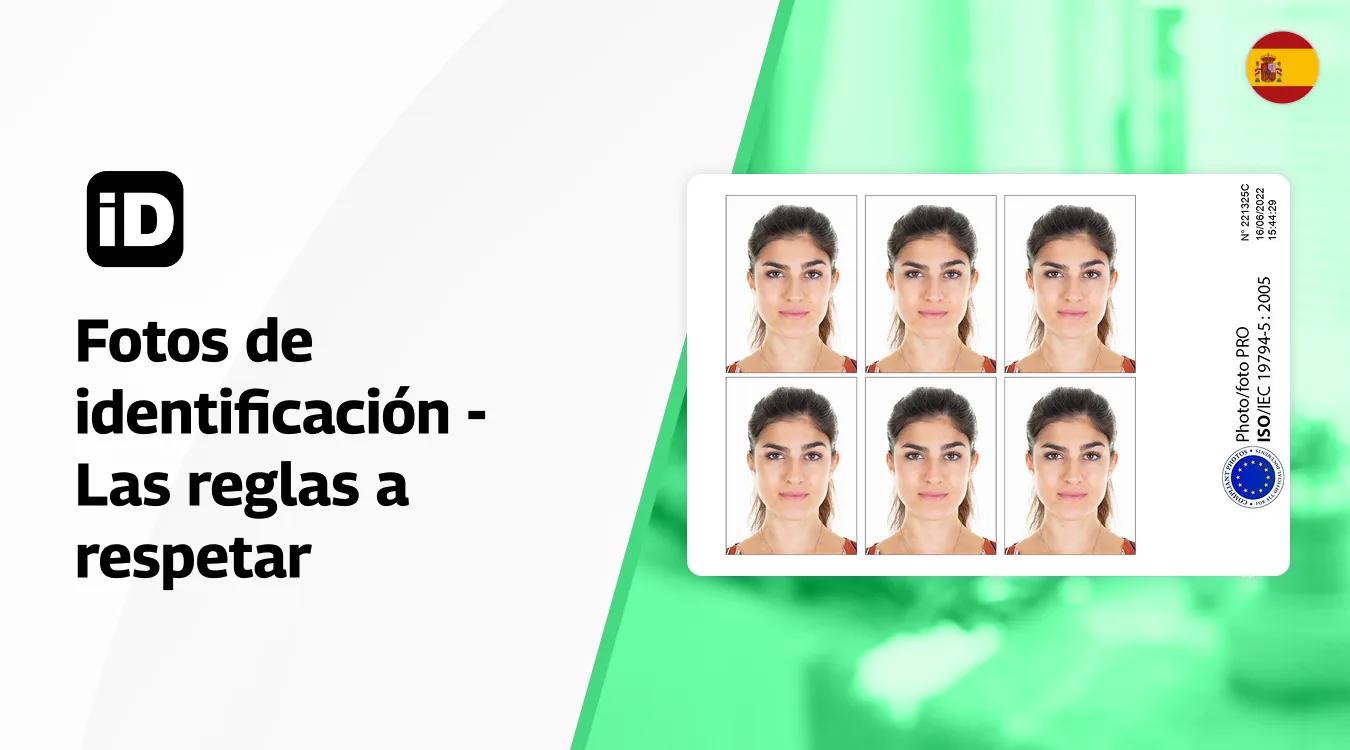 Foto  de identificación  las reglas a respetar