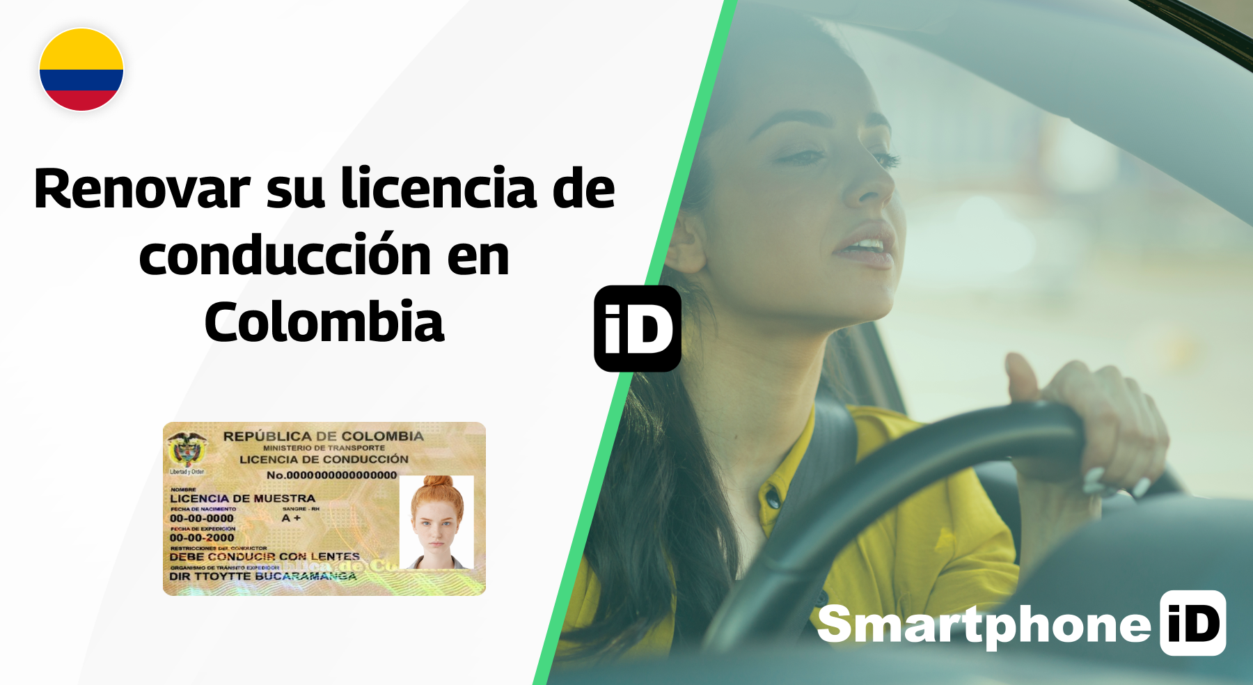 Renovar su licencia de conducción en Colombia