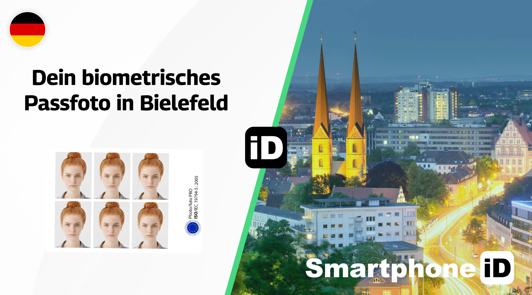 Dein biometrisches Passfoto in Bielefeld