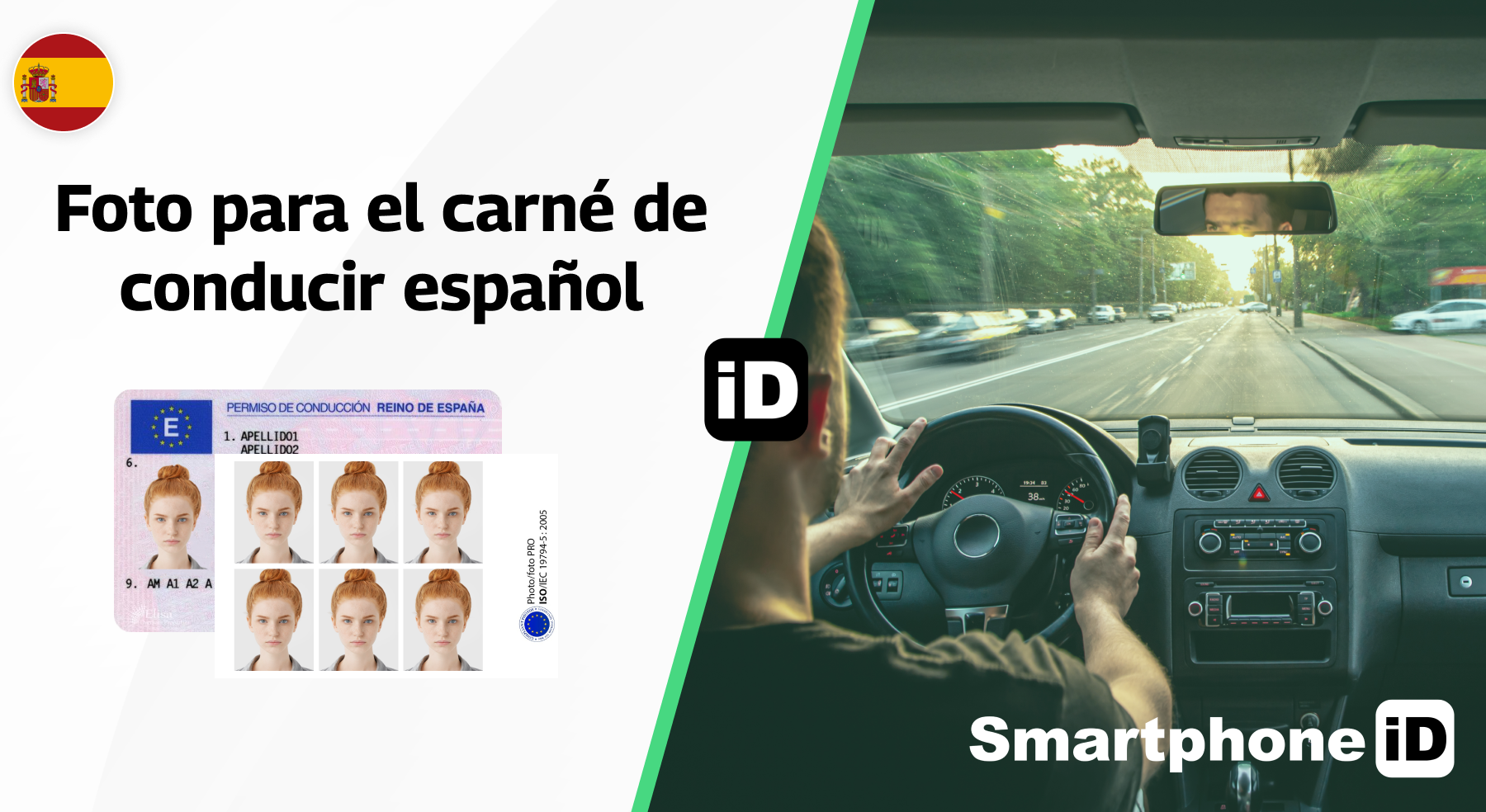 Foto para el carné de conducir español Foto para el carné de conducir español