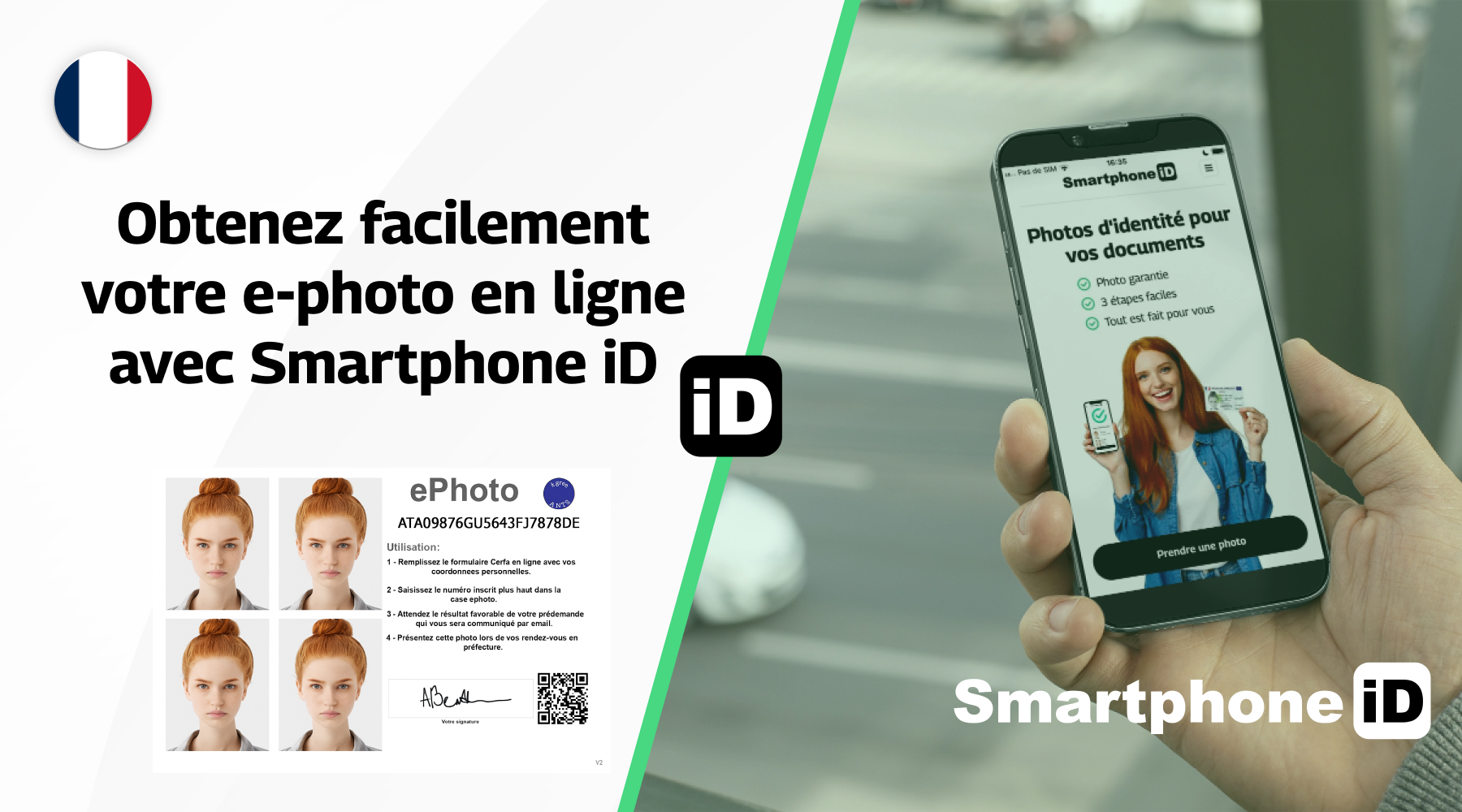 Obtenez facilement votre e photo en ligne avec Smartphone iD