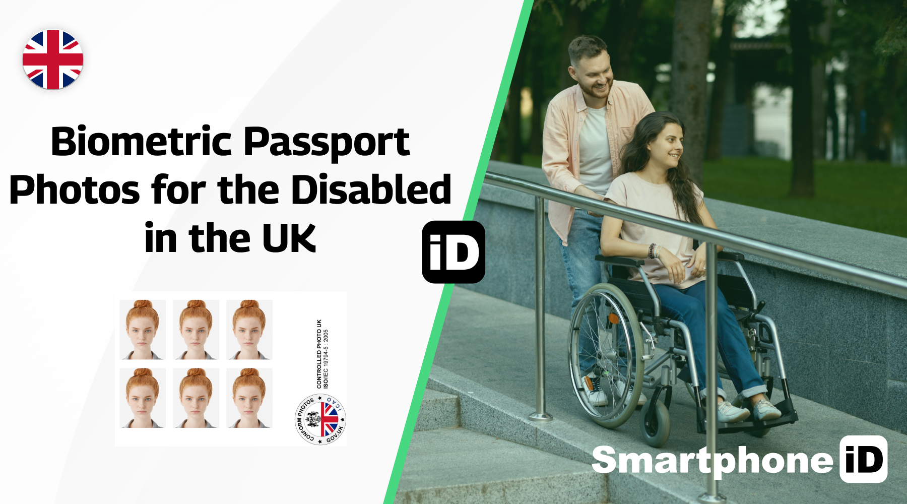 Biometric Passport Photos for the Disabled in the UK