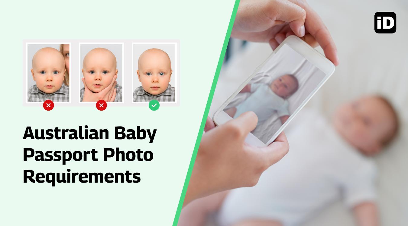 Australian baby passport photo requirements