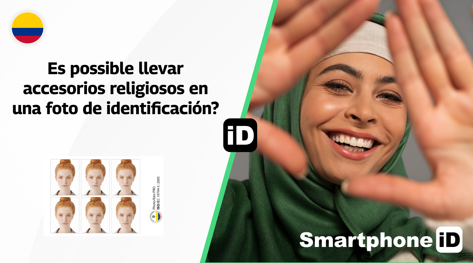 Es possible llevar accesorios religiosos en una foto de identificación