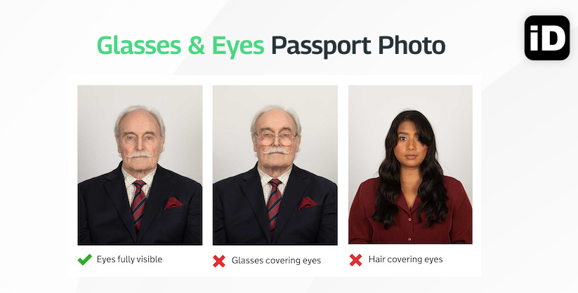 rejcted accepted Glasses Eyes UK Passport Photo rejcted accepted Glasses Eyes UK Passport Photo