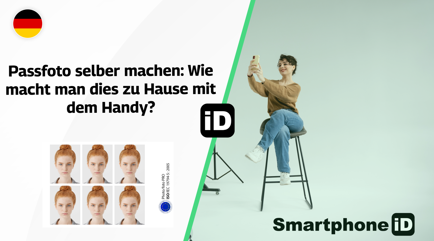 Passfoto selber machen Wie macht man dies zu Hause mit dem Handy