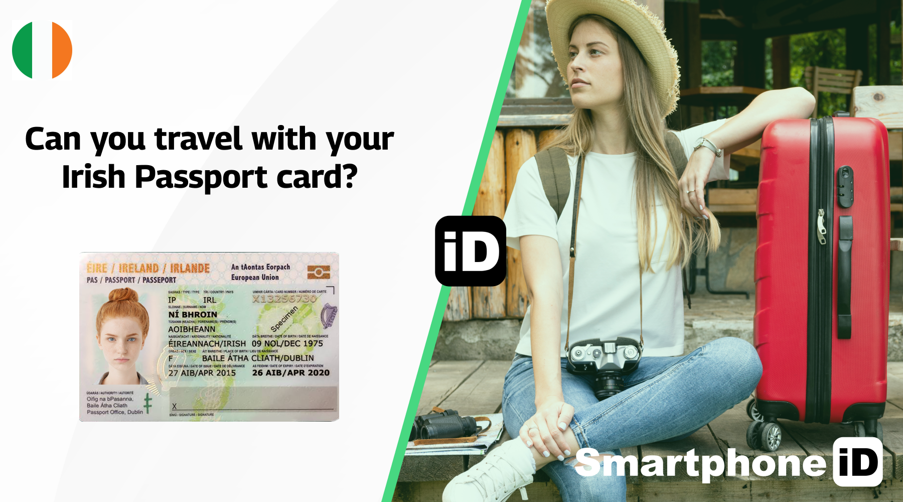 Can you travel with your Irish Passport card?