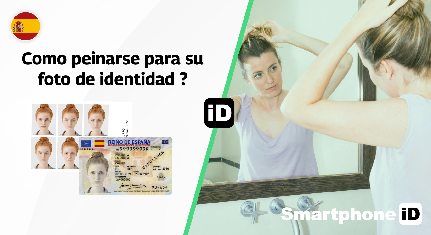 Como peinarse para su foto de identidad