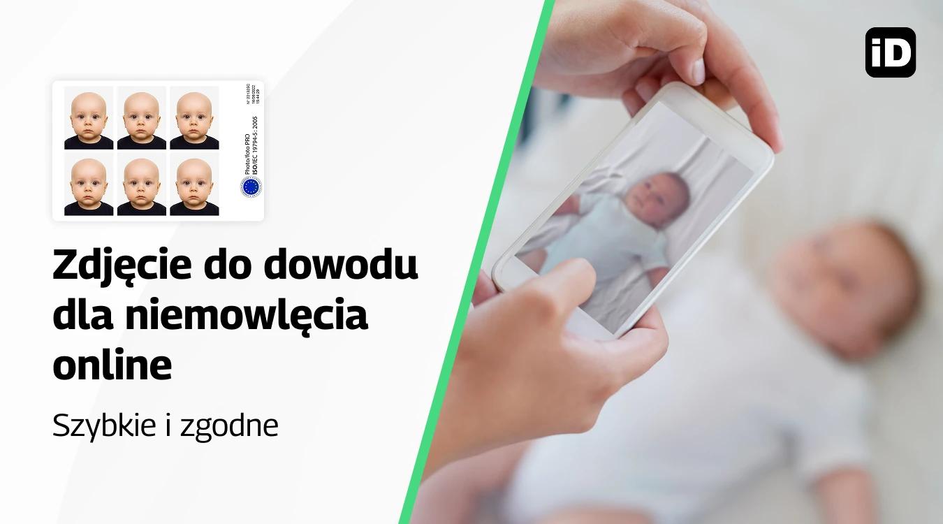 Zdjęcie do dowodu dla niemowlęcia online Polska